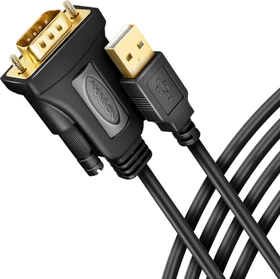 Axagon USB-A 2.0 [Stecker] auf RS-232 (seriell) [DB9 Stecker], Adapterkabel, 1.5m (ADS-1PQN)