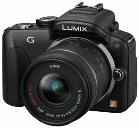 Panasonic Lumix DMC-G3 schwarz mit Objektiv Lumix G Vario 14-42mm 3.5-5.6 ASPH OIS