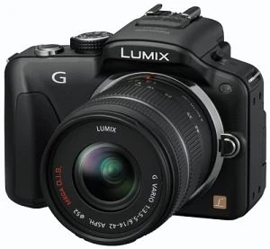 Panasonic Lumix DMC-G3 schwarz mit Objektiv Lumix G Vario 14-42mm 3.5-5.6 ASPH OIS