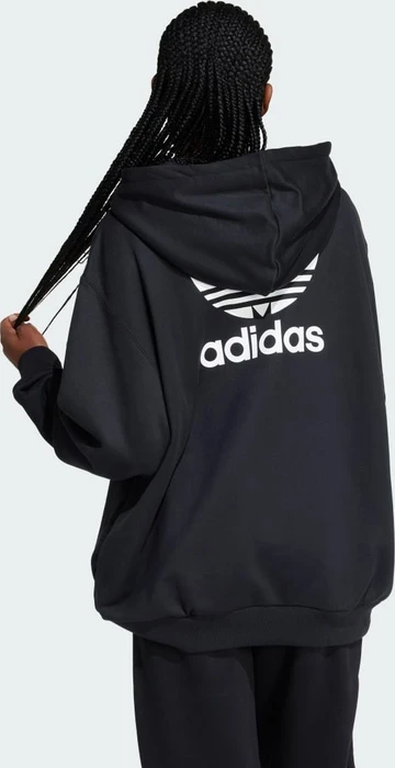 adidas Trefoil Oversized Hoodie schwarz (Damen)