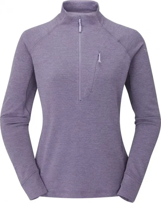 Rab Nexus Pull-On Funktionsshirt langarm purple sage (Damen)