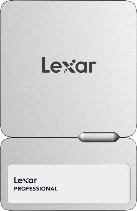 Lexar Professional Go Portable SSD with Hub (SL400), silber, 2TB, USB-C 3.2