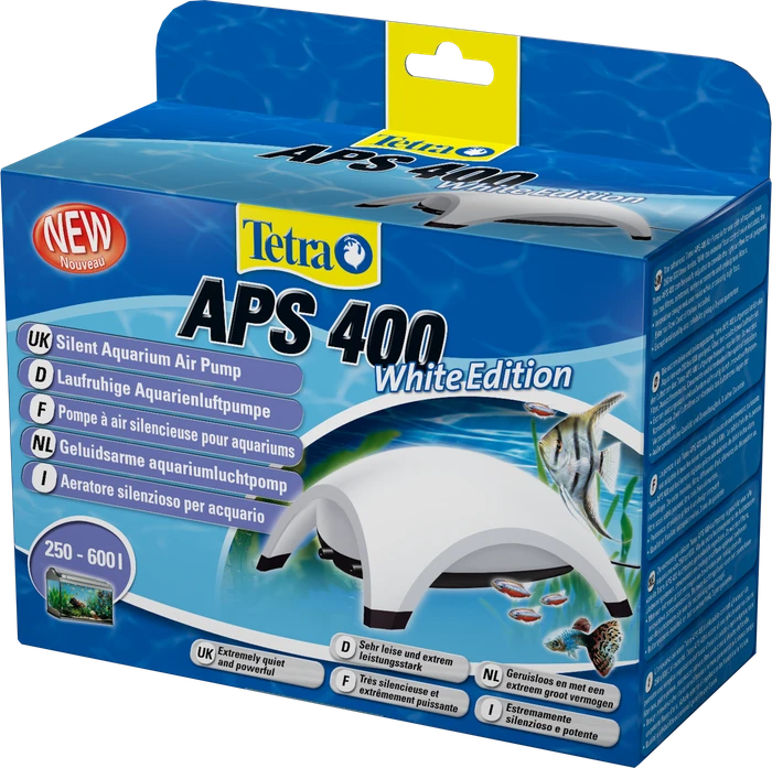 Tetra APS 400 Aquarien-Luftpumpe, weiß