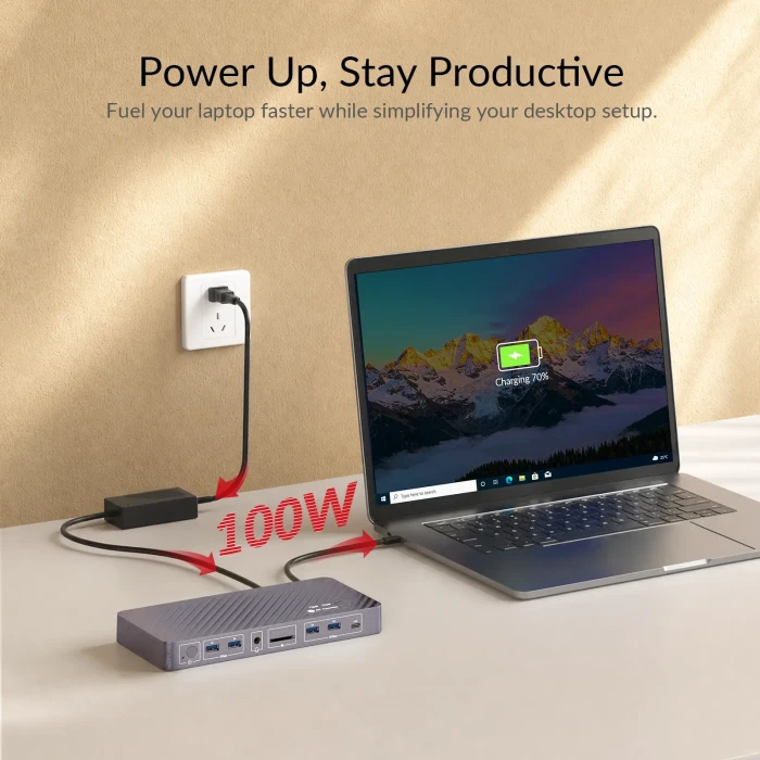 AV Access iDock B12, USB-C KVM Docking Station, 11-in1, for 1 Laptop & 1 Desktop, 8K@60Hz Dual Monitor, 2-fach KVM-Switch