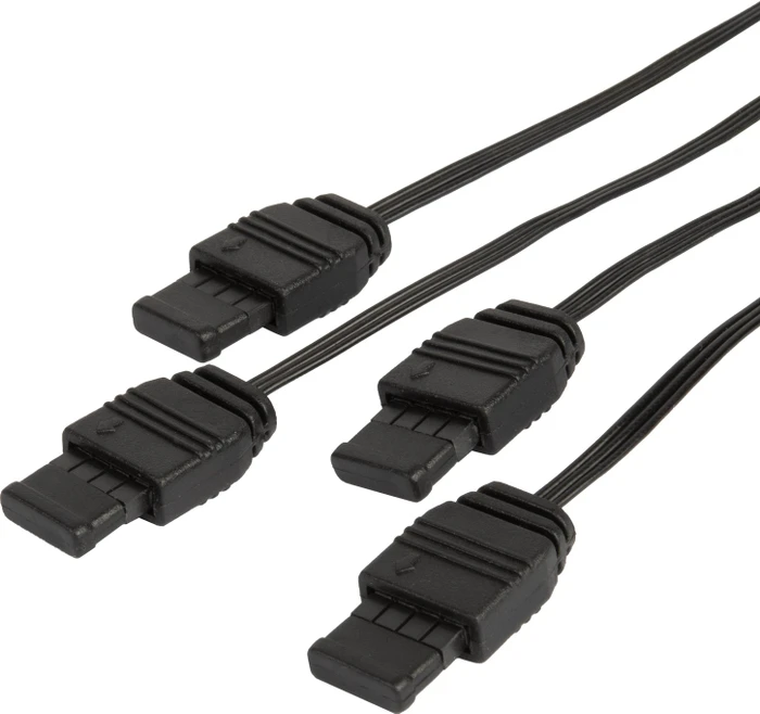 SilverStone CPL03, 1-to-4 ARGB Splitter Cable, 4-fach, 30cm