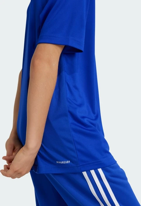 adidas Train Essentials Logo Regular Fit Funktionsshirt kurzarm lucid blue/white (Junior)
