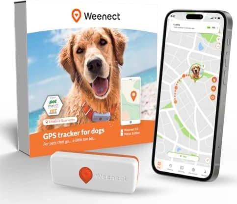 Weenect XS GPS Tracker für Hunde weiß