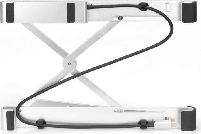 Digitus variabler Notebook-Ständer mit integriertem USB-C Hub, 10-17", USB-C 3.0 [Stecker]
