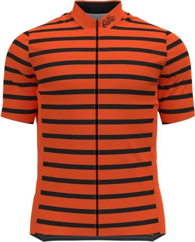 Odlo Essential Trikot kurzarm exuberant orange/black (Herren)