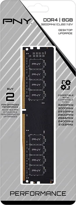PNY Performance UDIMM 8GB, DDR4-3200, CL22-22-22-52