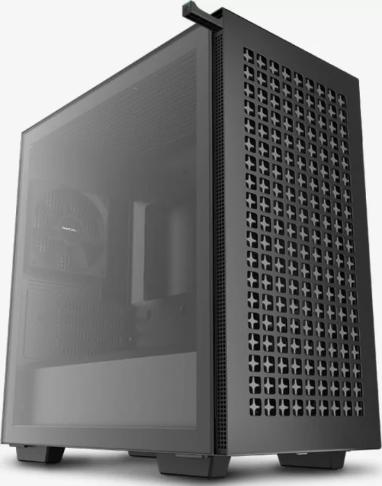 DeepCool CH370, schwarz, Glasfenster