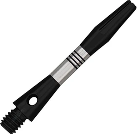 Bull's Cetra Aluminium Dart Short Schaft schwarz