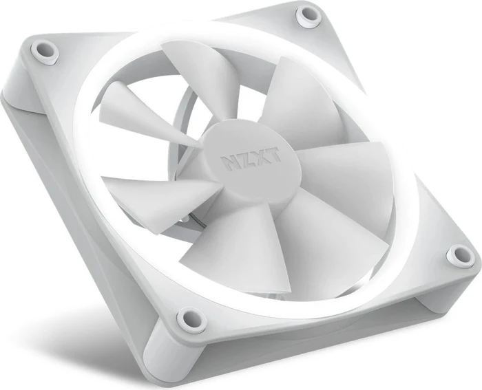 NZXT F Series F120 RGB, Matte White, weiß, LED-Steuerung, 120mm, 3er-Pack