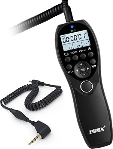ayex Timer-Fernauslöser AX-3 für Panasonic RS1 Anschluss