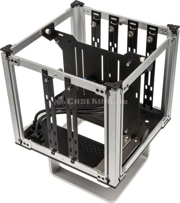 Streacom DB4 Fanless Bi-Symmetrical, silber, Mini-ITX