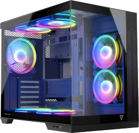 Modecom Volcano Panorama Apex ARGB 5F Grey, Glasfenster