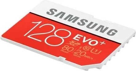 Samsung EVO+ R80/W20 128GB, UHS-I, Class 10