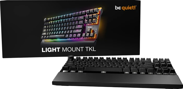 be quiet! Light Mount TKL, Silent V2 Linear, USB, DE