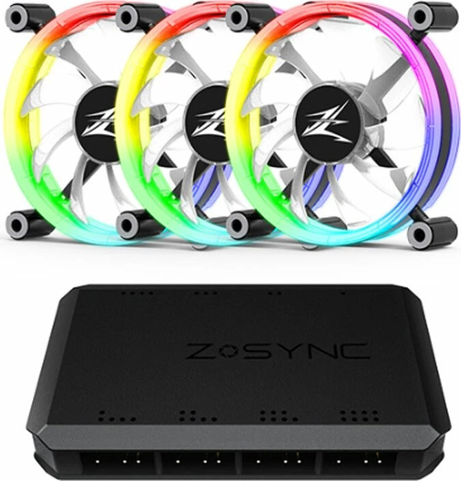Zalman LF120A3 ARGB, LED-Steuerung, 120mm, 3er-Pack