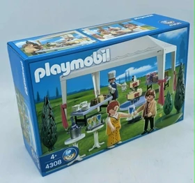 playmobil City Life Hochzeitsgäste im Partyzelt