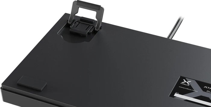 Krux Atax Pro RGB Pudding, TKL, PBT, schwarz, LEDs RGB, Gaote Outemu BLACK, USB, US