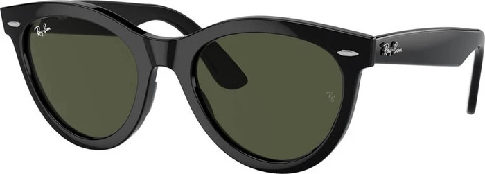 Ray-Ban RB2241 Wayfarer Way 51mm polished black/green