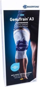 Bauerfeind GenuTrain Kniebandage A3 links Größe 2 titan, 1 Stück