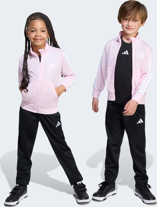 adidas Essentials Climacool Kids Trainingsanzug clear pink/white (Junior)