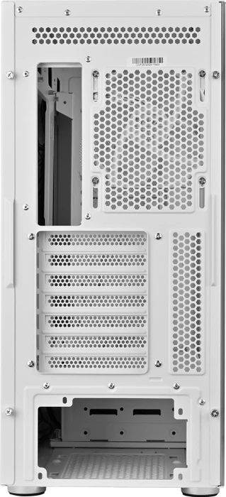 SilverStone Fara 514X, weiß, Glasfenster