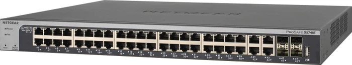 Netgear ProSAFE XS700 Rackmount 10G Smart Switch, 44x RJ-45, 4x SFP+