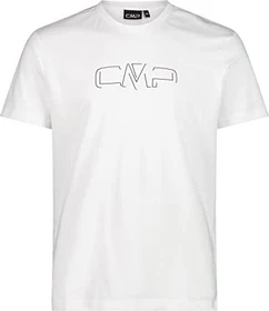 CMP Baumwoll Tropical Print T-Shirt kurzarm bianco/b.blue (Herren)