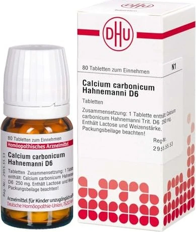 DHU Calcium Carbonicum Hahnemanni D6 Tabletten, 80 Stück
