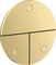 Hansgrohe Axor ShowerSelect ID rund Kontrollfeld Ventil für 3 Verbraucher brushed gold optic Vorschaubild