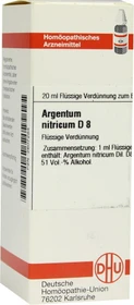 DHU Argentum Nitricum D8 Dilution, 20ml