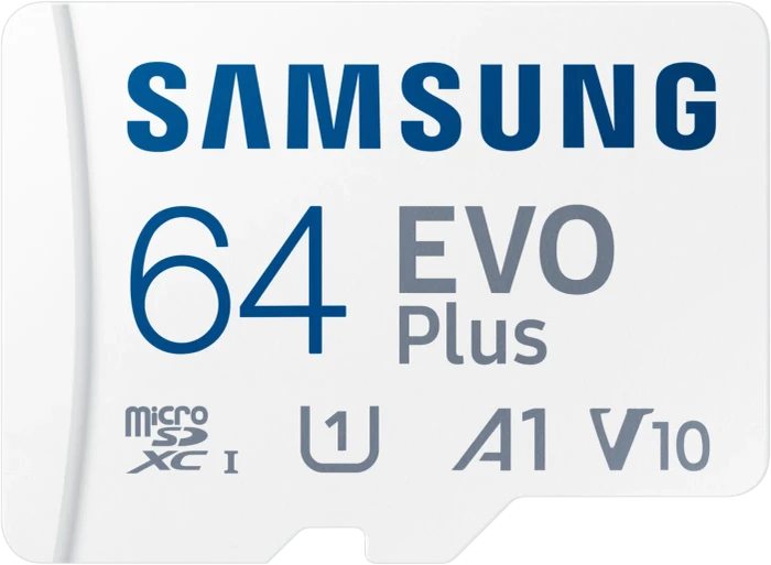 Samsung EVO Plus 2024 R160 64GB Kit, UHS-I U1, A1, Class 10