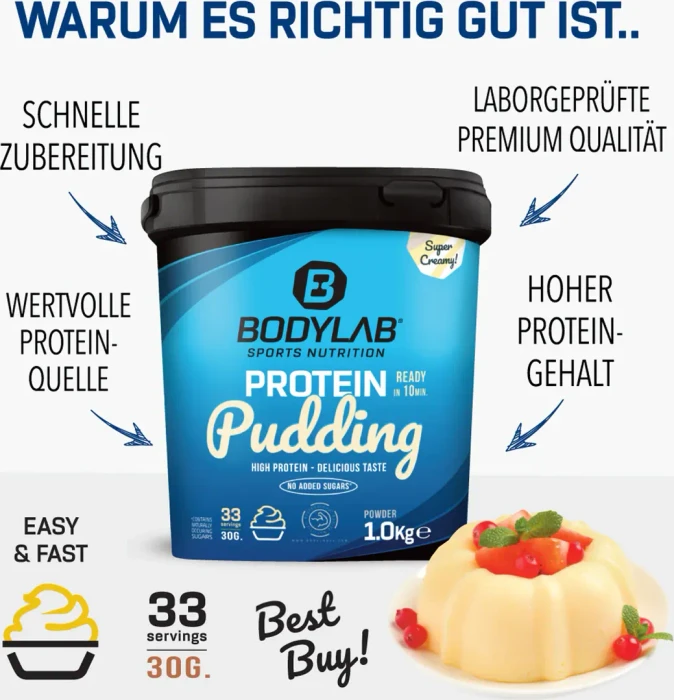 BodyLab24 Protein Pudding Banane 1kg
