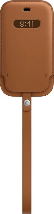 Apple Lederhülle mit MagSafe für iPhone 12 Mini sattelbraun