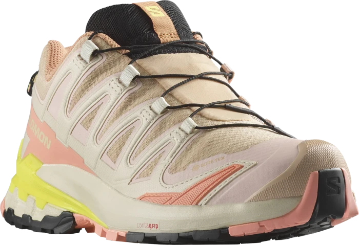 Salomon XA Pro 3D V9 GTX hazelnut/english rose/safety yellow (Damen)
