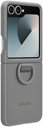 Samsung Silicone Case für Galaxy Z Flip7 FE/Flip6 grau