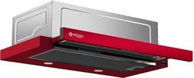 Wiggo WE-E632ERR Flachschirm-Dunstabzugshaube rot