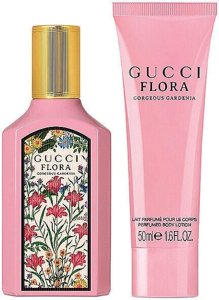 Gucci Flora Gorgeous Gardenia EdP 50ml + Body Lotion 50ml Duftset