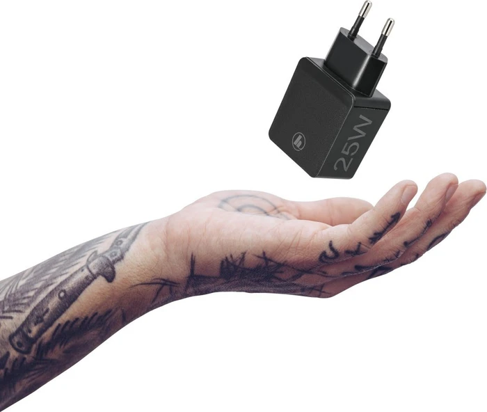 Hama Ladegerät Power Delivery (PD)/Qualcomm 25W schwarz