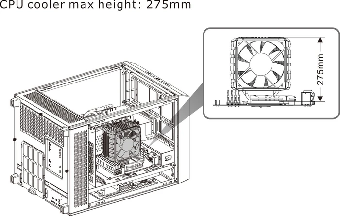 Thermaltake The Tower 500 Snow Edition, weiß, Glasfenster
