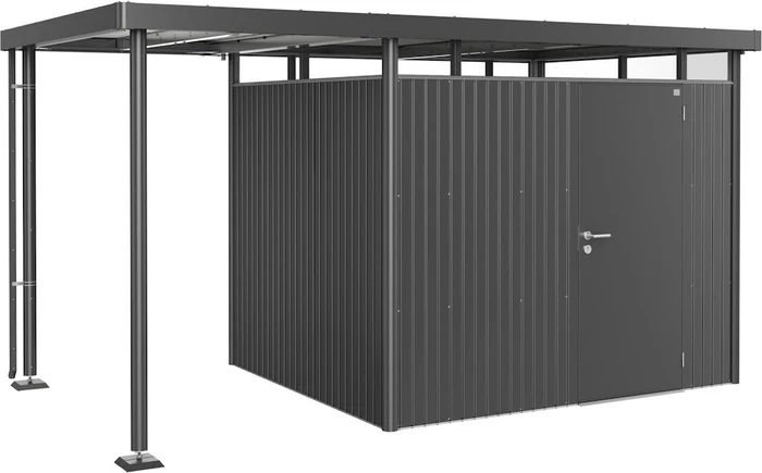 Biohort Seitendach S für Gerätehaus HighLine H3 dunkelgrau-metallic