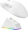 Ajazz AJ139 V2 MC Gaming Mouse mit Ladestation, weiß, USB/Bluetooth Vorschaubild