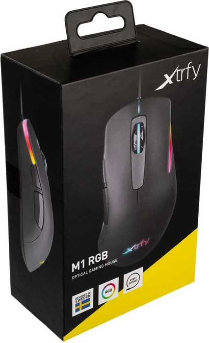 Xtrfy M1 RGB schwarz, USB