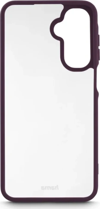 Hama Handyhülle Frame Protect für Samsung Galaxy A18 transparent/dunkelrot