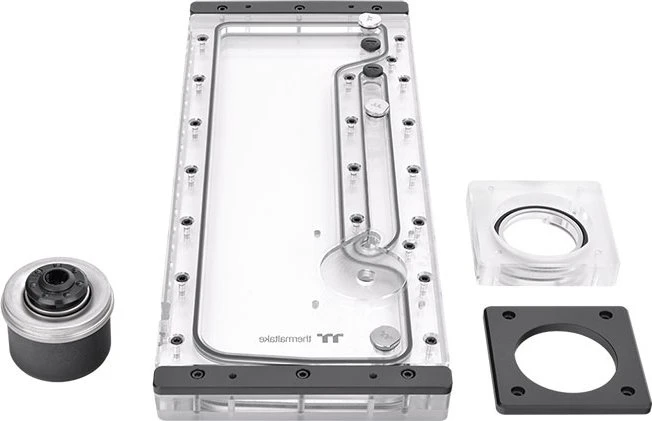 Thermaltake Pacific Core P6 DP-D5 Plus Distro-Plate, Verteilerplatte mit Pumpe