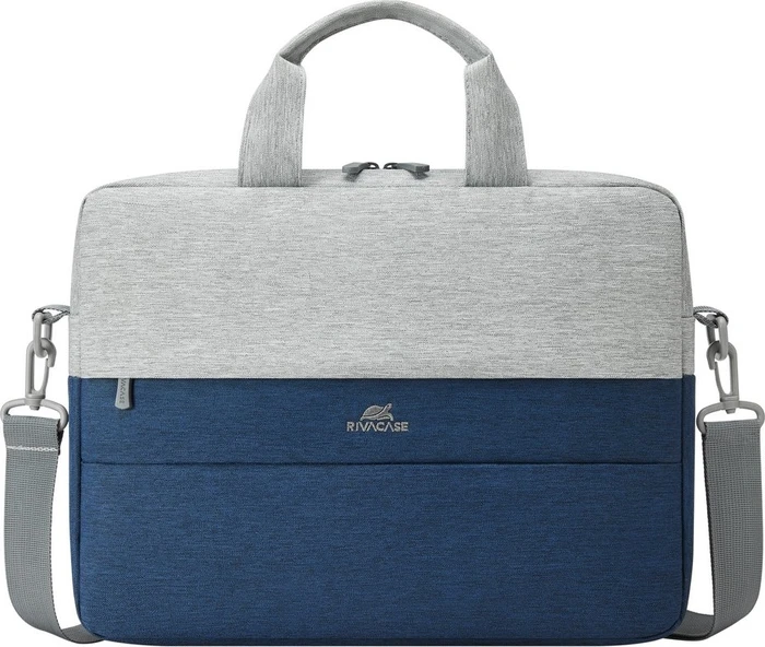 RivaCase 7522 anti-theft Laptop Bag 14", grau/dunkelblau