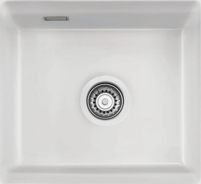 systemceram Kara 51 F/o Einbau Becken mittig polar
